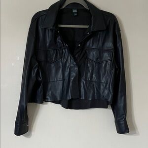 Wild Fable Black Leather Jacket